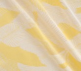 Jacquard hojas amarillo